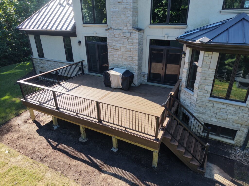 Diamond Decking builds custom Trex, TimberTech & paver decks and patios for Glenview and the North Shore. Low-maintenance, built for Chicago weather. Free quotes.